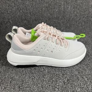 Crocs On The Clock Work Sneakers Shoes Gray Pink 209476 Women Size 8
